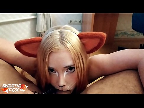 ❤️ Kitsune loro dick na kụkọba n'ọnụ ya ❌ Anal porn ️❤